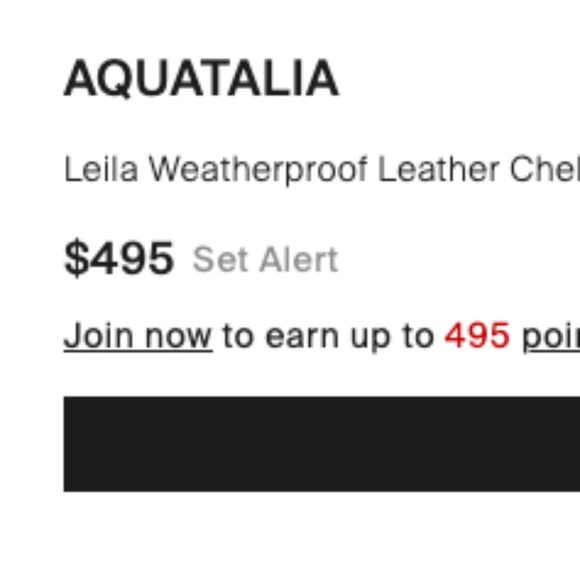 NWB Aquatalia Black Bootie (Leila) size 7.5 - Picture 13 of 14